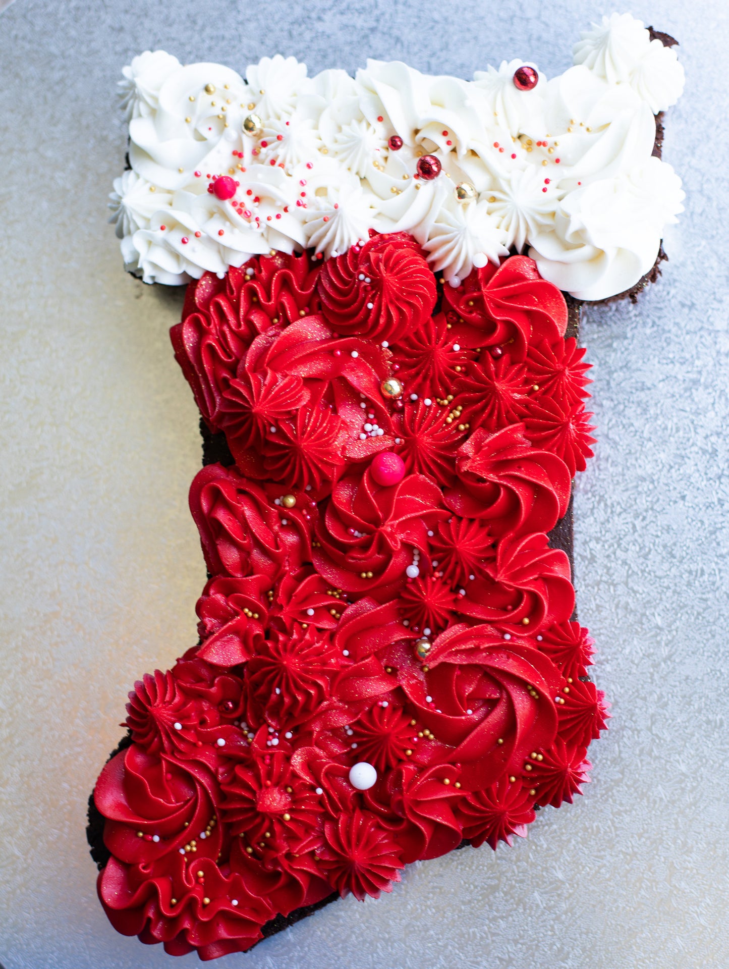 Christmas Stocking Cake